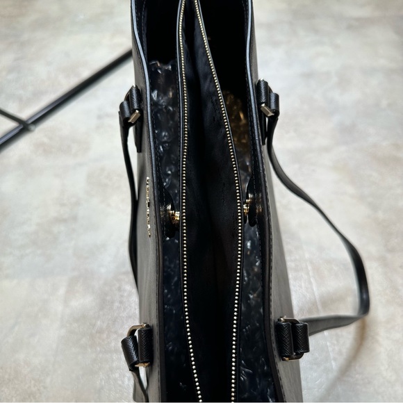 Kate Spade black leather Perry laptop tote bag - Picture 4 of 9